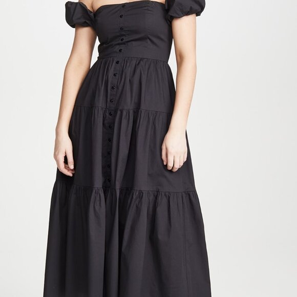 Staud Elio Dress Black NWT - Picture 1 of 6